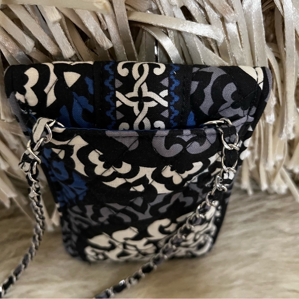 VERA BRADLEY Canterberry Cobalt Mini Cellphone Crossbody Chainlink Strap 2013 - Picture 5 of 14